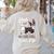 Boston Terrier Fart American Gentleman Non-Sporting Dog Women's Sweatshirt Back Print Sand