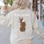 Boston Terrier Who Farted Women's Sweatshirt Back Print Sand