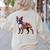 Boston Terrier Floral Dog Lover Vintage Distressed For Men Women Kids Women's Sweatshirt Back Print Sand