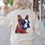 Boston Terrier Floral Vintage Dog Mom Distressed Men Women Kids Women's Sweatshirt Back Print Sand