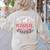 Boston Terrier Grandma Nana Dog Lover Christmas Women's Sweatshirt Back Print Sand