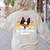 Boston Terrier Grandpa Dog Owner Boston Terrier Women's Sweatshirt Back Print Sand
