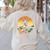 Boston Terrier Guitar Retro Women's Sweatshirt Back Print Sand