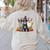 Boston Terrier Halloween Costume Mummy Witch Ghost Dog Lover For Men Women Kids Women's Sweatshirt Back Print Sand