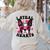Boston Terrier Heart Glasses Girls Bostie Valentines Day Women's Sweatshirt Back Print Sand