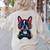 Boston Terrier Lovers Gaming Headphones Boston Terrier Women's Sweatshirt Back Print Sand
