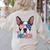 Boston Terrier Merica 4th Of July T Shirt Men Boys Dog Puppy Women's Sweatshirt Back Print Sand