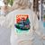 Boston Terrier Merry Christmas Tree Truck Santa Dog X-Mas Women's Sweatshirt Back Print Sand
