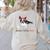Boston Terrier Mom Bandana Boston Terrier Dog Women's Sweatshirt Back Print Sand