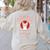 Boston Terrier Mom Dog Mother Women's Sweatshirt Back Print Sand