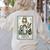 The Boston Terrier Mom Skeleton Spooky Season Halloween Women's Sweatshirt Back Print Sand