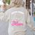 Boston Terrier Mom Women's Sweatshirt Back Print Sand
