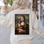 Boston Terrier Mona Lisa Painting Art Dog Mom Dad For Men Women Kids Women's Sweatshirt Back Print Sand