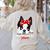 Boston Terrier Mum Dog Woman Idea Women's Sweatshirt Back Print Sand
