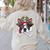 Boston Terrier Pirate T Shirt Jolly Roger Crossbones Skull Women's Sweatshirt Back Print Sand