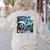 Boston Terrier Santa Starry Night Van Gogh Christmas Dog Men Women Kids Women's Sweatshirt Back Print Sand