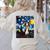 Boston Terrier Starry Night Van Gogh Art Women's Sweatshirt Back Print Sand