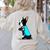 Boston Terrier Tattoos I Love Mom Women's Sweatshirt Back Print Sand