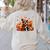 Boston Terrier Thanksgiving Leopard Pumpkins Fall Leaves Women's Sweatshirt Back Print Sand