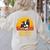 Boston Terrier Never Underestimate a Girl With a Bostie Women's Sweatshirt Back Print Sand