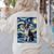 Boston Terrier Van Gogh Starry Night Women's Sweatshirt Back Print Sand