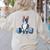 Boston Terrier Weightlifting Deadlift Men Fitness Gym Women's Sweatshirt Back Print Sand