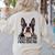 Boston Terrier Will Find And Lick You Bostie Mom Women's Sweatshirt Back Print Sand