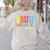 Bruh We Back Teacher First Day Of School Back To School Women's Sweatshirt Back Print Sand Bruh We Back Teacher First Day Of School Back To School Women's Sweatshirt Back Print Sand