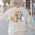 I Build Leaders Bricks Building Blocks Teacher Brick Builder Women's Sweatshirt Back Print Sand