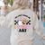 You Can't Scare Me I Teach Art Retro Teacher Ghost Halloween Women's Sweatshirt Back Print Sand