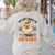 You Can't Scare Me I Teach Daycare Teacher Halloween Ghost Women's Sweatshirt Back Print Sand