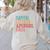 Capital Letters And Periods Bruh Teacher Women's Sweatshirt Back Print Sand Capital Letters And Periods Bruh Teacher Women's Sweatshirt Back Print Sand