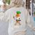 Carrate Karate Carrot Student Teacher Trainee Trainor Women's Sweatshirt Back Print Sand