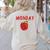 Caterpillar Friday Fruit Kindergarten Teacher Men Women Kids Women's Sweatshirt Back Print Sand Caterpillar Friday Fruit Kindergarten Teacher Men Women Kids Women's Sweatshirt Back Print Sand