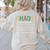 Chaos Coordinator Teacher Coworker Boss Appreciation Women's Sweatshirt Back Print Sand