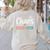 Chaos Coordinator Teacher Student Back To School 2025 Women's Sweatshirt Back Print Sand