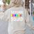 Childcare Daycare Squad Daycare Teacher Men Women Women's Sweatshirt Back Print Sand
