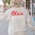 Choir Chorister Choir Teacher Choir Director Women's Sweatshirt Back Print Sand