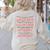 Christmas Alphabet Candy Cane Teachers Students Candy Cane For Men Women Kids Women's Sweatshirt Back Print Sand