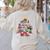 Christmas Library Tree Love Reading Books Nerd Teacher Women's Sweatshirt Back Print Sand Christmas Library Tree Love Reading Books Nerd Teacher Women's Sweatshirt Back Print Sand