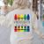 Colorful Crayon Kindergarten Team Tee For Teachers Students Men Women Kids Women's Sweatshirt Back Print Sand