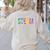 Colorful Steam Letters For Steam Program Teacher And Student Women's Sweatshirt Back Print Sand