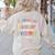 Communication ASL Teacher Deaf People ASL Interpreter Women's Sweatshirt Back Print Sand