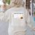 Composition Notebook Costume Adult Halloween For Teachers Women's Sweatshirt Back Print Sand