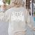 Cougars Teacher Student School Sports Fan Team Spirit Women's Sweatshirt Back Print Sand
