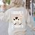 Cow Teacher Lover Women's Sweatshirt Back Print Sand Cow Teacher Lover Women's Sweatshirt Back Print Sand