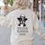 Cute Boston Terrier Dad Dog Lovers Puppy Bostie Owner Women's Sweatshirt Back Print Sand
