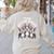 Cute Cartoon For Dog Owners Pet Team Boston Terrier Women's Sweatshirt Back Print Sand