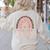 Cute Daycare Teacher Rainbow Leopard Print Childcare Worker Women's Sweatshirt Back Print Sand