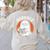 Cute Ghost Book Reading Books Lover Retro Halloween Teacher Women's Sweatshirt Back Print Sand